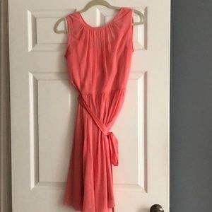 Coral dress